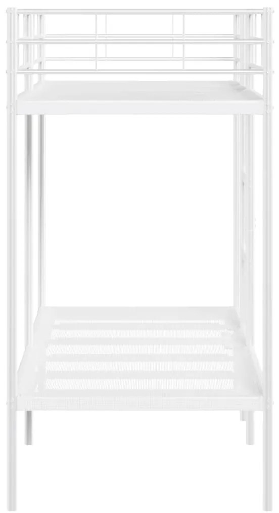 Beliche sem colchão 80x200 cm aço branco