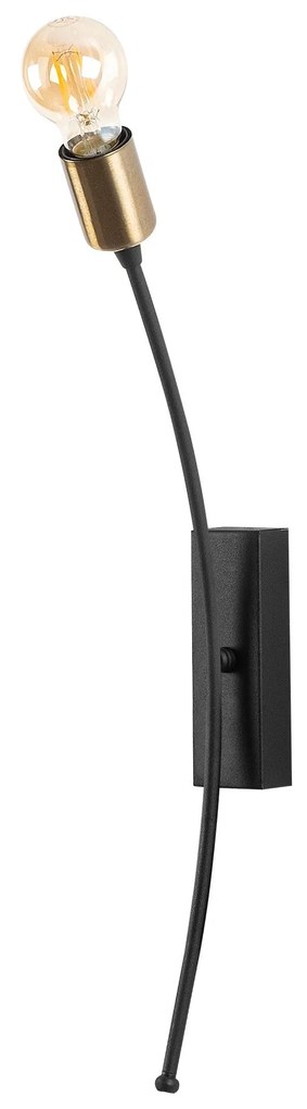 Aplique de Parede Banana – Preto – 6 x 25 cm