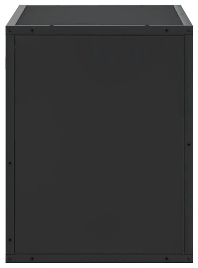 Móvel para TV 60x31x39,5 cm derivados de madeira/metal preto