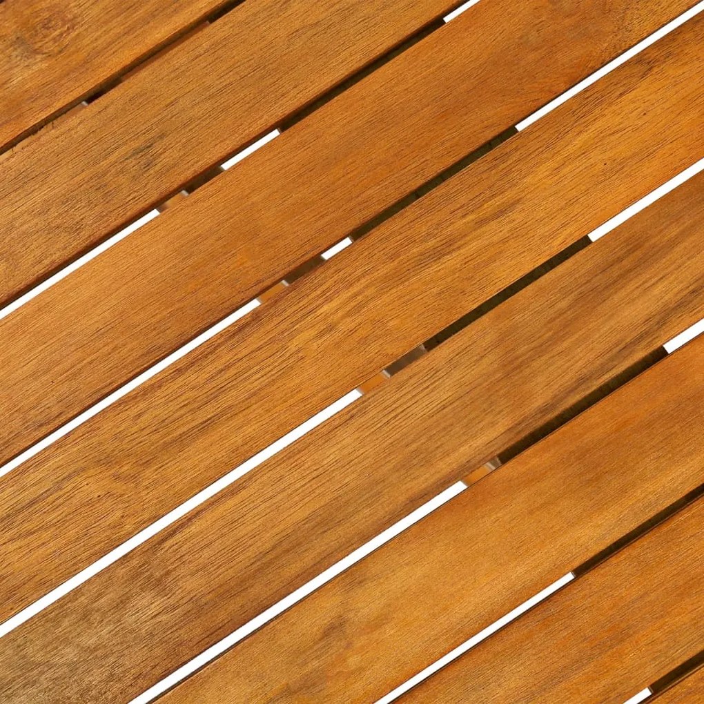 13 pcs conjunto de jantar para jardim 280x90x75cm acácia maciça