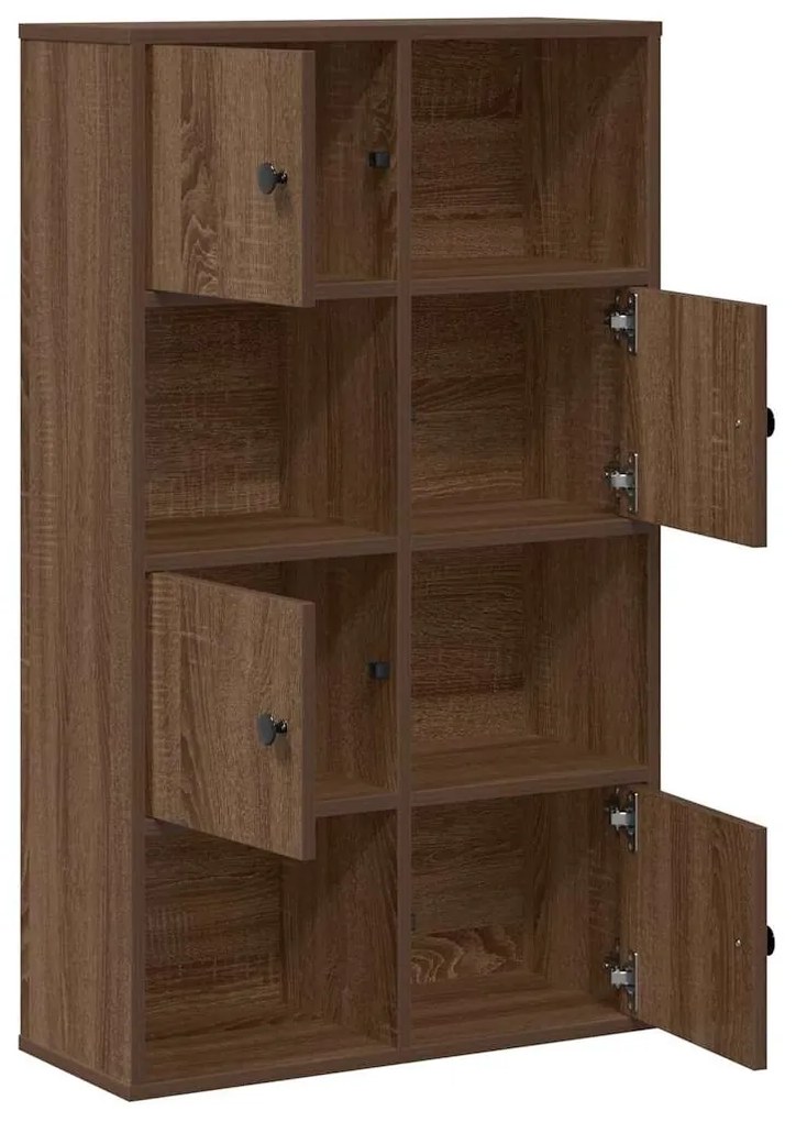 Estante 60x24x101,5 cm derivados de madeira carvalho castanho