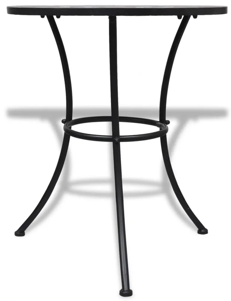 Conjunto bistrô azulejos de cerâmica 3 pcs terracota e branco