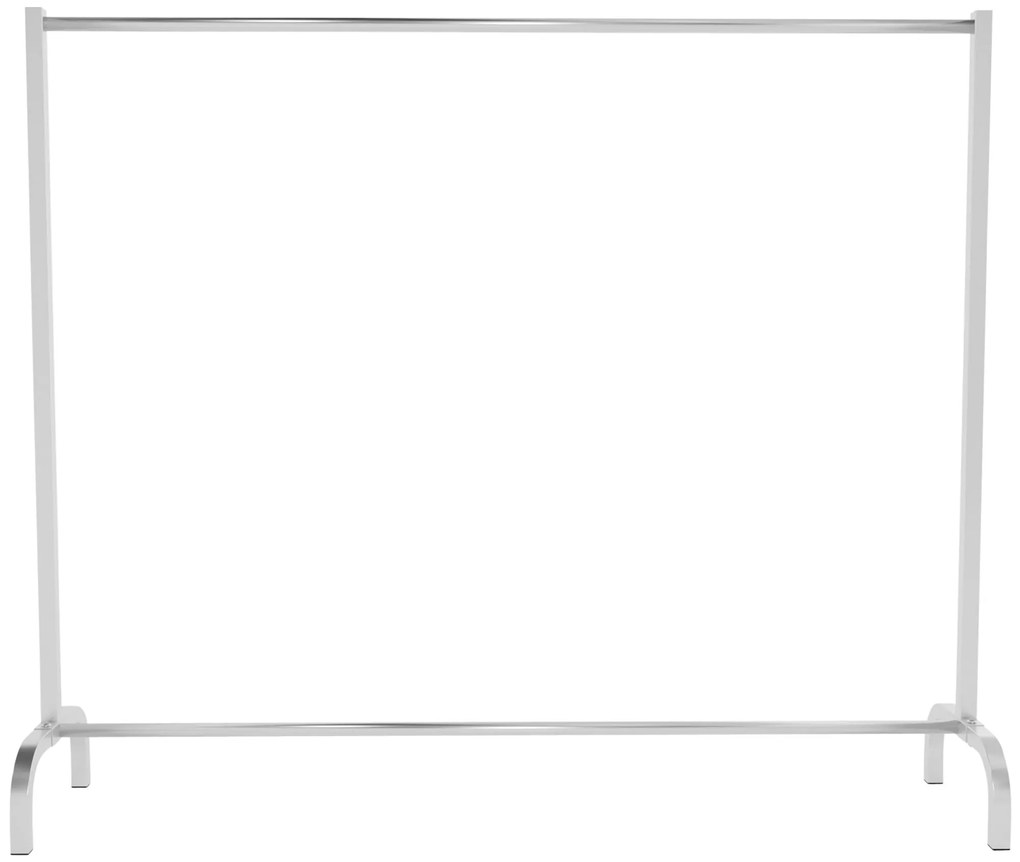 Cabideiro Lara em metal 150 x 38 x 120 cm Prateado