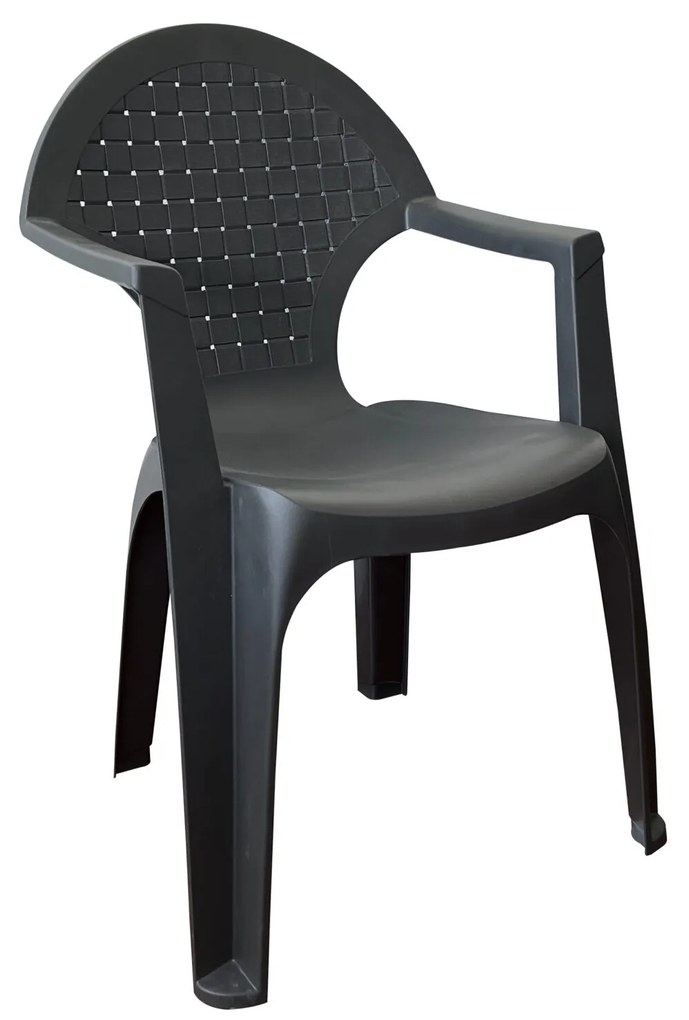 Cadeira VIANA, antracite mr - Pack 30 unidades