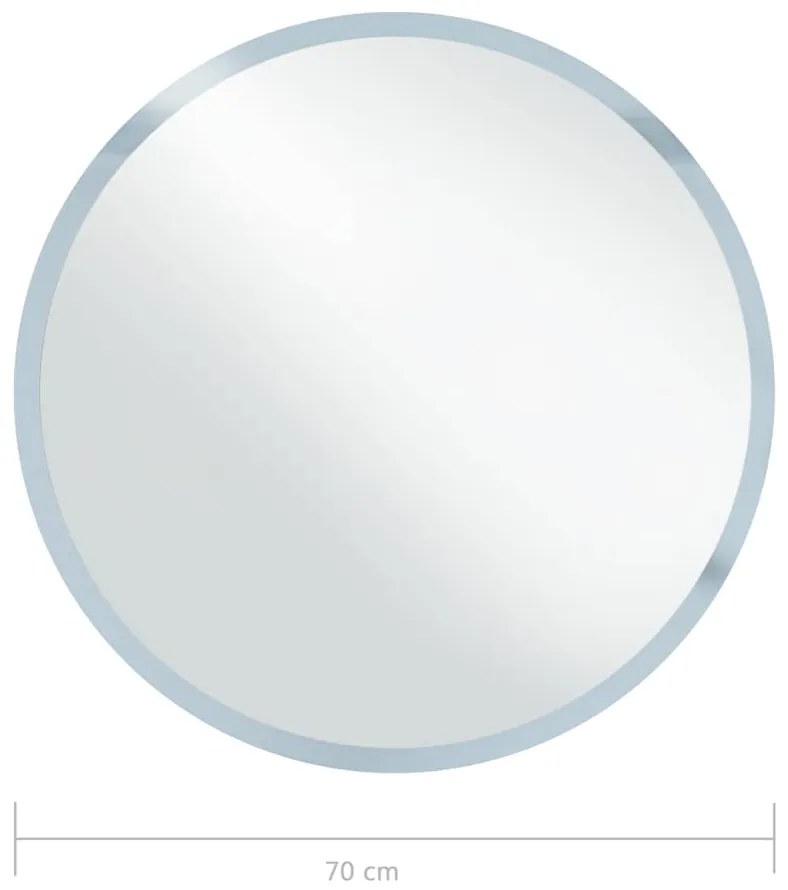 Espelho LED para casa de banho 70 cm