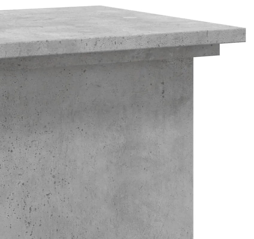 Suporte p/ plantas 33x33x60 cm derivados madeira cinza cimento