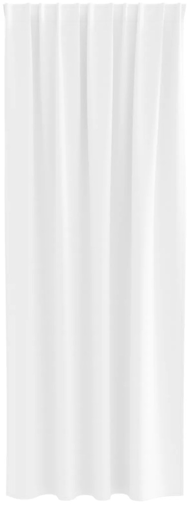 Cortinas opacas 2 pcs Branco Puro 245 x 140 cm Poliéster