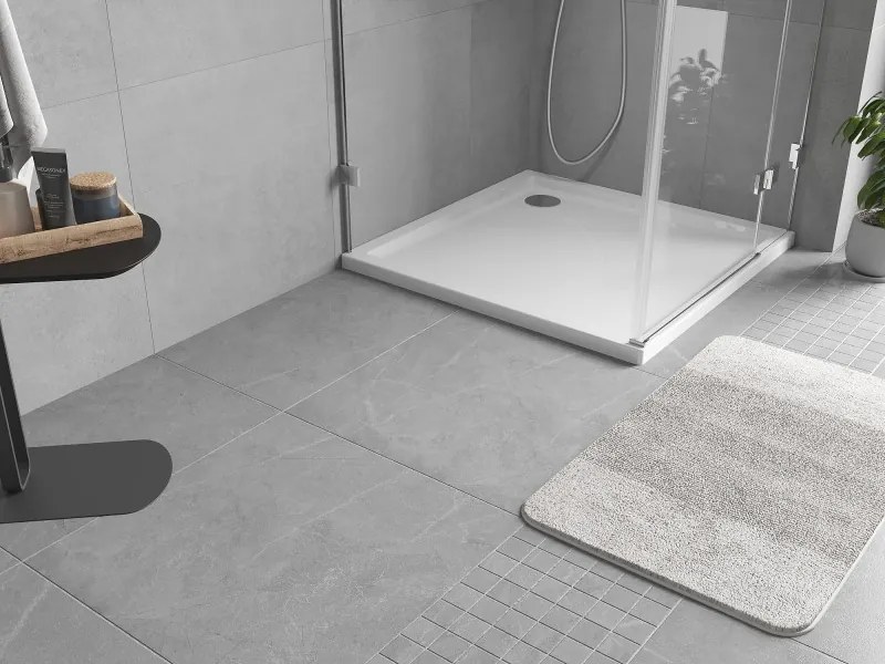 Mexen Flow base de duche quadrada slim 75 x 75 cm, branco brilhante - 46S107575