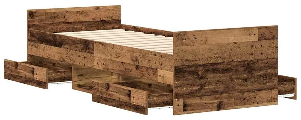 Estrutura de cama sem colchão 100x200cm derivados de madeira