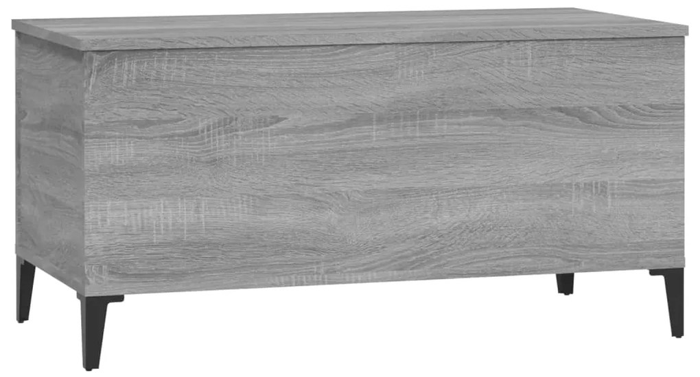 Mesa de centro 90x44,5x45 cm derivados de madeira cinza sonoma