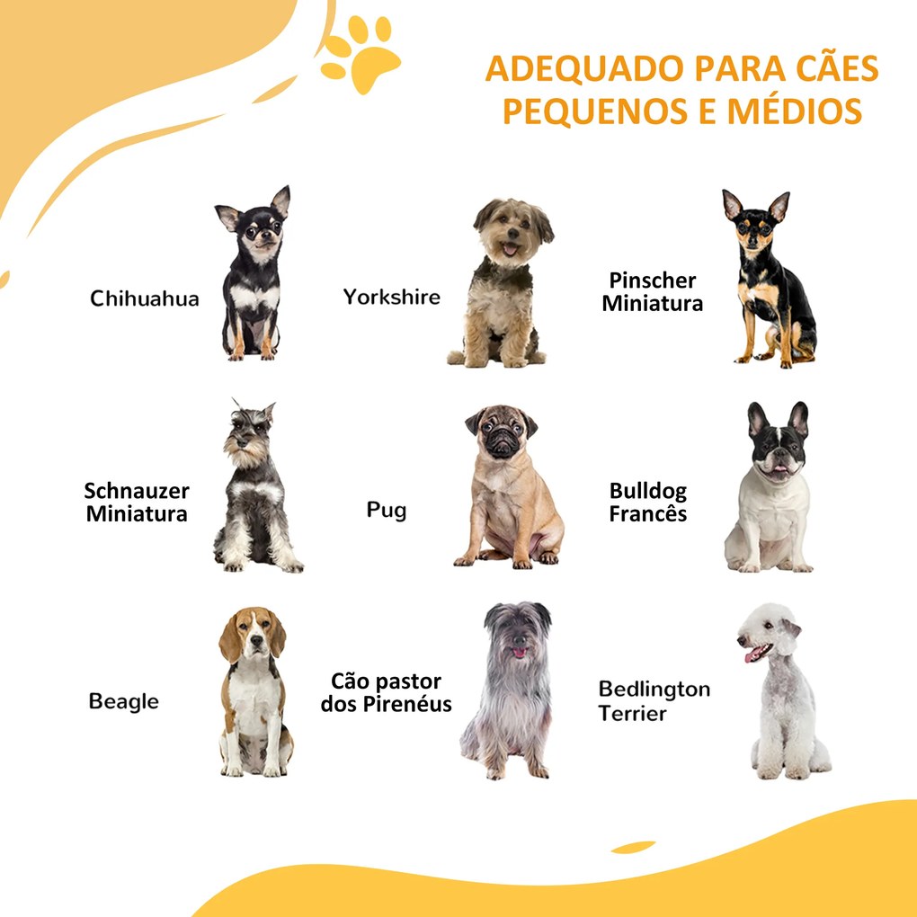 Barreira de Segurança para Cães 74-80 cm Porta de Segurança para Animais com Montagem a Pressão e Duplo Bloqueio Branco