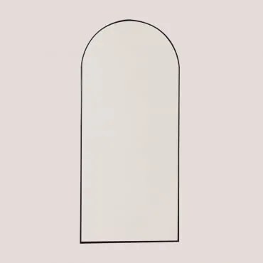 Espelho De Parede Em Ferro Belm Preto & 80 X 180 Cm - Sklum