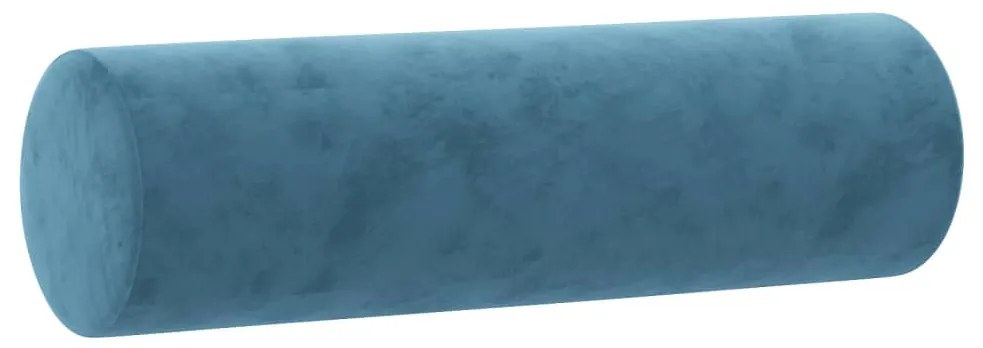 4 pcs conjunto de sofás com almofadas veludo azul