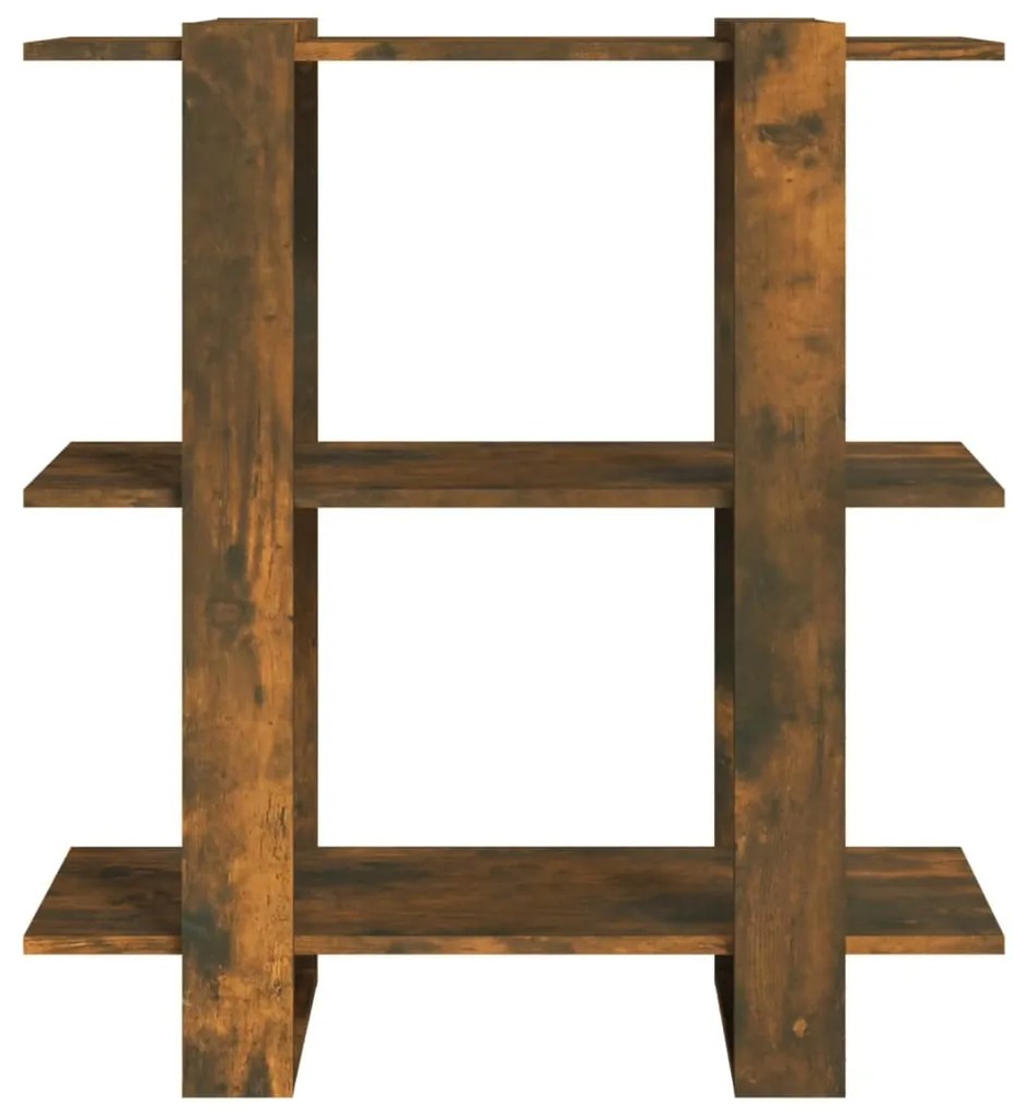Estante/divisória 80x30x87 cm cor carvalho fumado