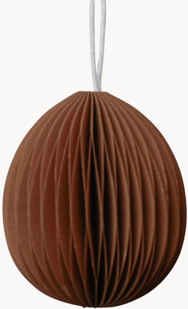 Ornamentos artesanais de ovo de Páscoa Ovoid, conjunto de 4