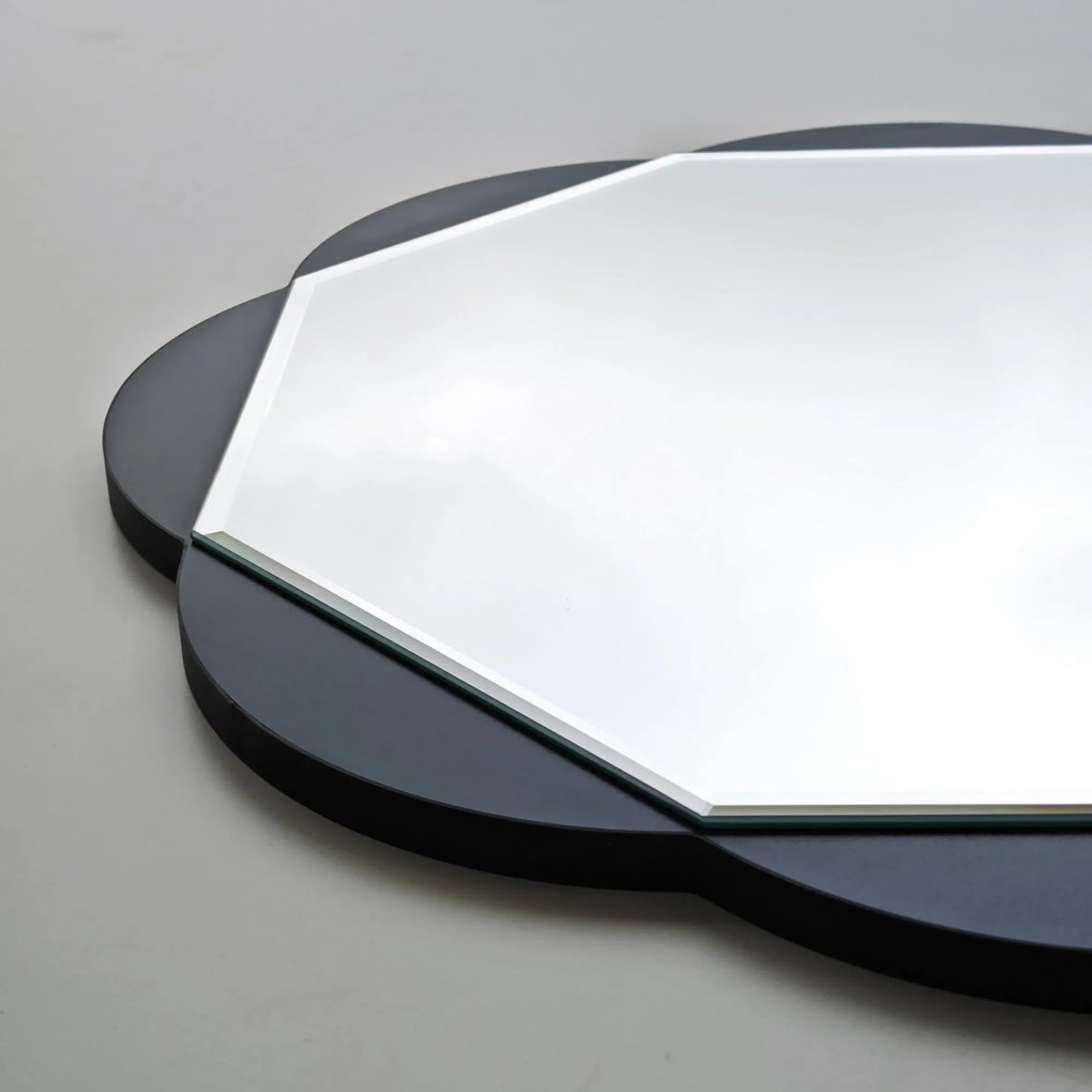 Espelho Fiore – Preto – 65 cm x 65 cm
