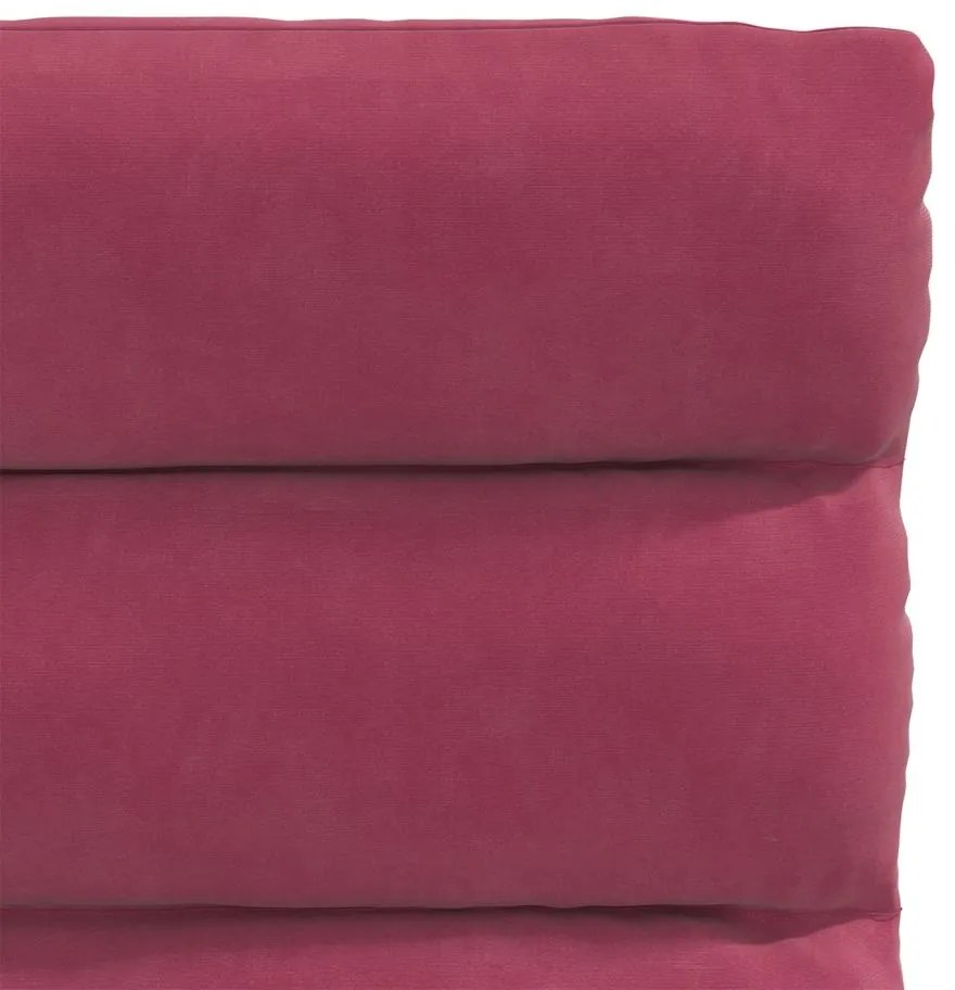 Cadeiras de jantar 2 pcs veludo vermelho tinto
