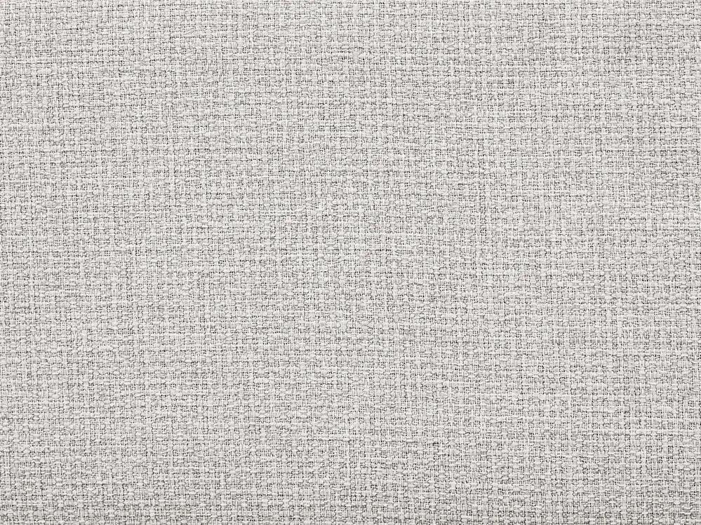 Cama de solteiro em tecido cinzento claro 90 x 200 cm ROANNE Beliani