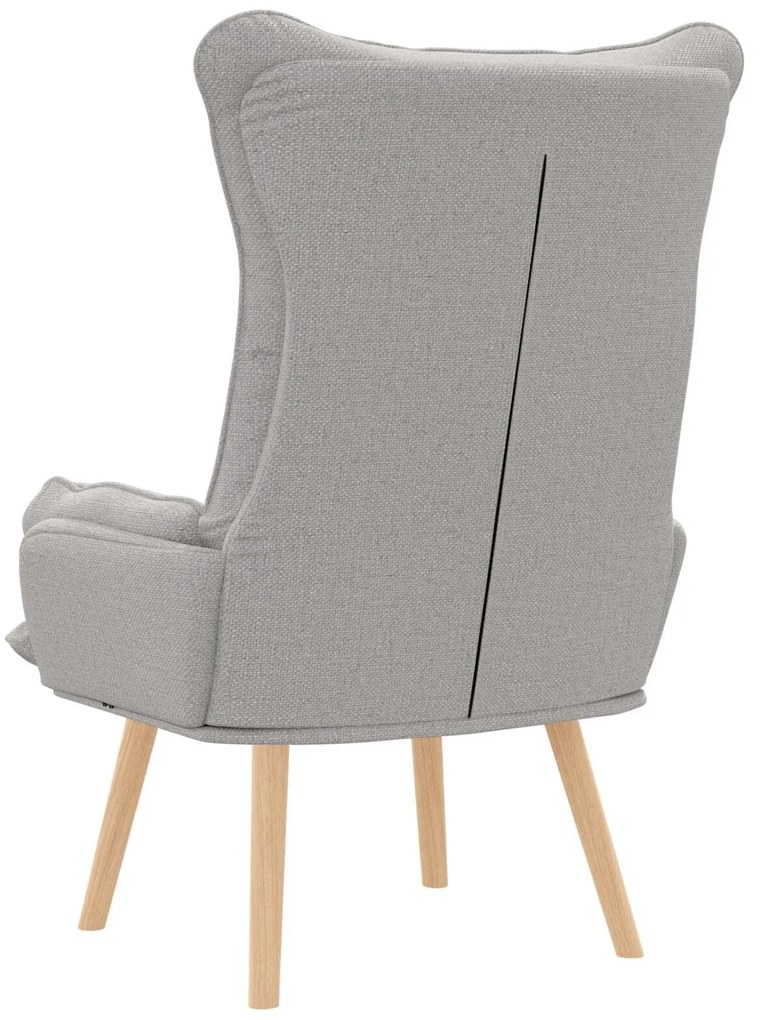 Poltrona Relaxante vidaXL Cinza Nuvem