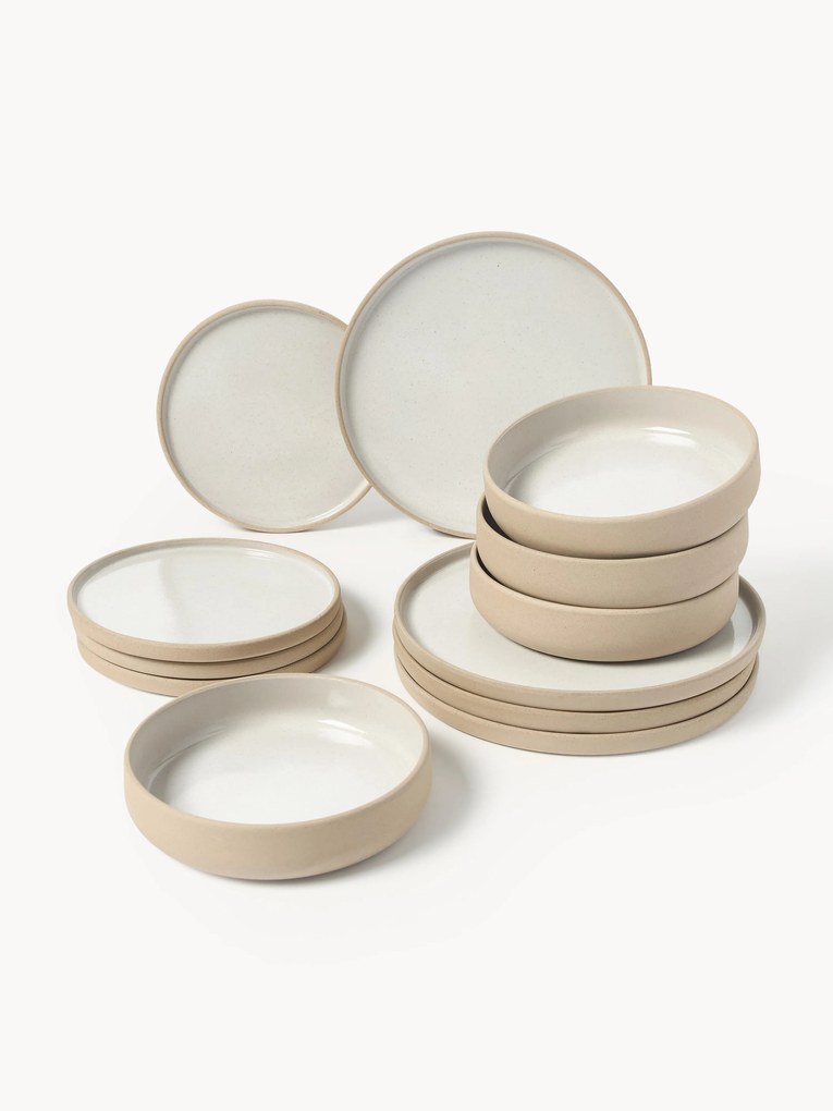 Tableware Set Ginger, 4 People, Set of 12