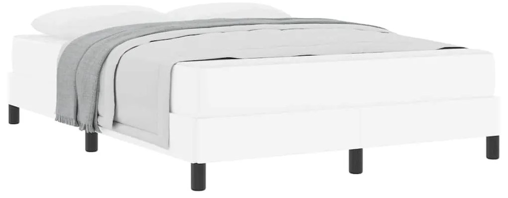 Cama Outros Branco Puro 140 x 200 cm Couro sintético