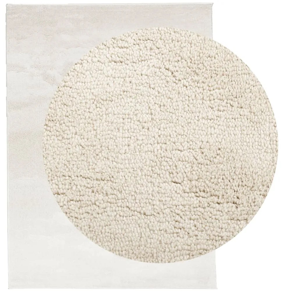 Tapete de pelo curto OVIEDO 240x340 cm bege