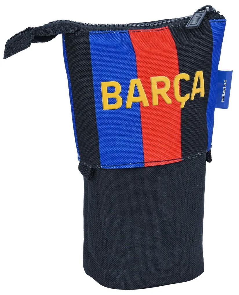 Estojo Cálice F.c. Barcelona Grená Azul Marinho (8 X 19 X 6 cm)