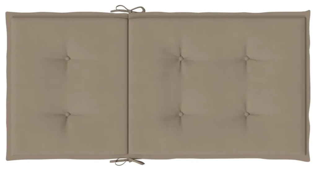 Almofadões lombares p/ cadeiras de jardim 2pcs oxford cinza-ac.