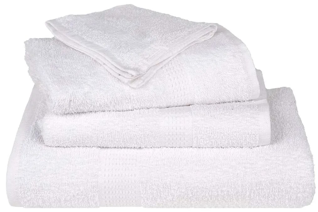 Toalhas de bidé 2 pcs 30x50 cm 360 gsm 100% algodão branco