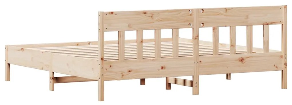 Cama sem colchão 180x200 cm madeira de pinho maciça