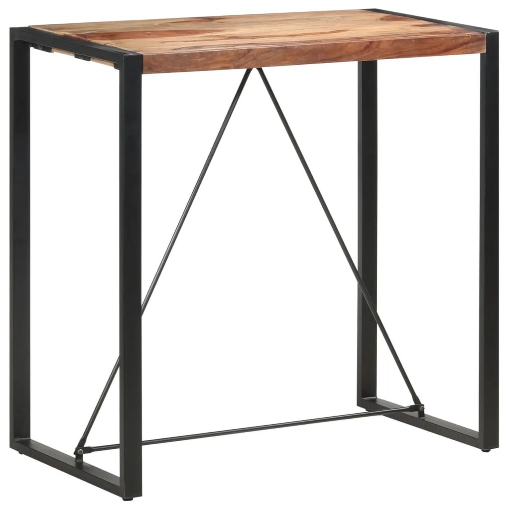 vidaXL Mesa de bar 110x60x110 cm madeira de acácia maciça