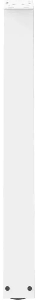 Pés para mesa de jantar em formato de V, 2 peças, branco, 50x(72-73,3)