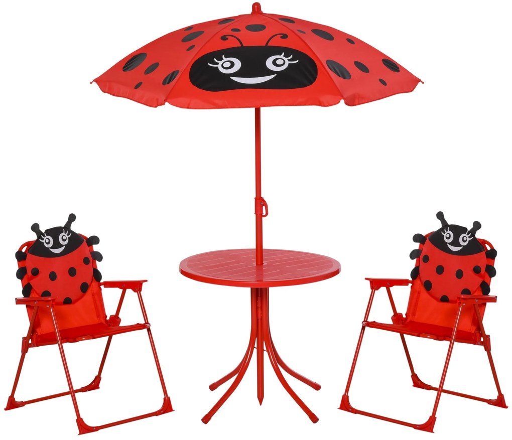Conjunto de Mesa e Cadeira de Jardim Conjunto de Picnic Dobrável para
