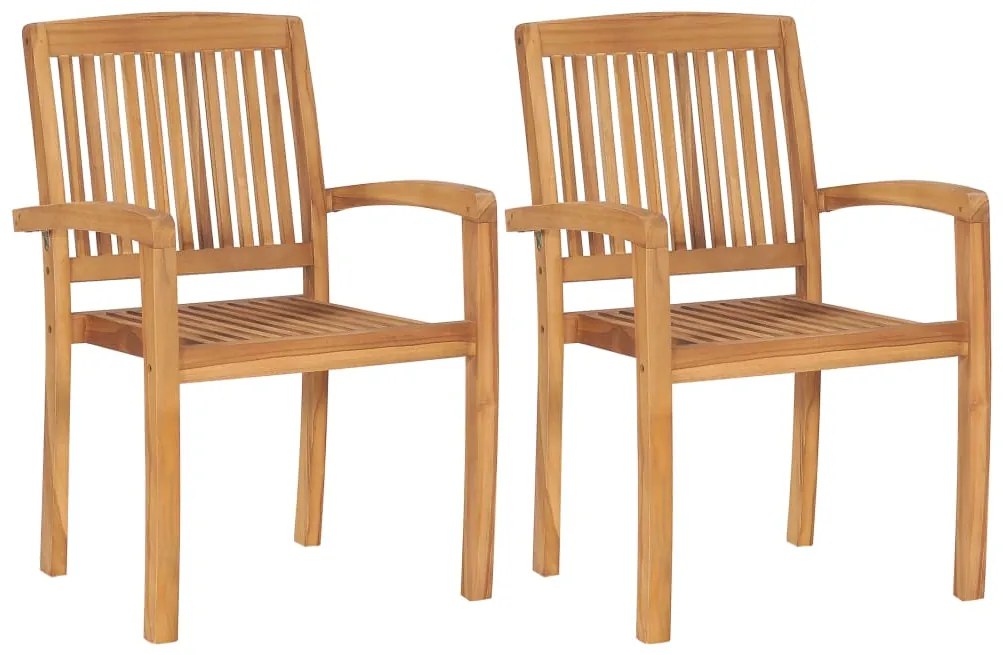 Cadeiras jardim c/ almofadões xadrez vermelho 2 pcs teca maciça