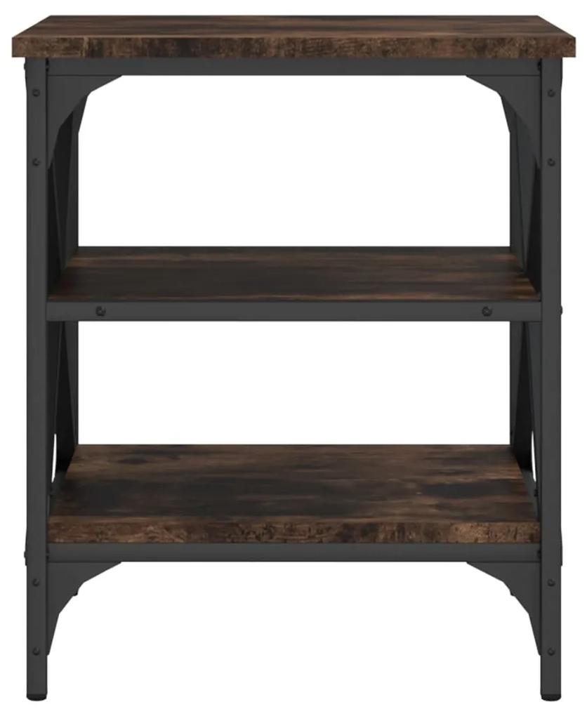 Mesa de apoio 40x42x50 cm derivados de madeira carvalho fumado