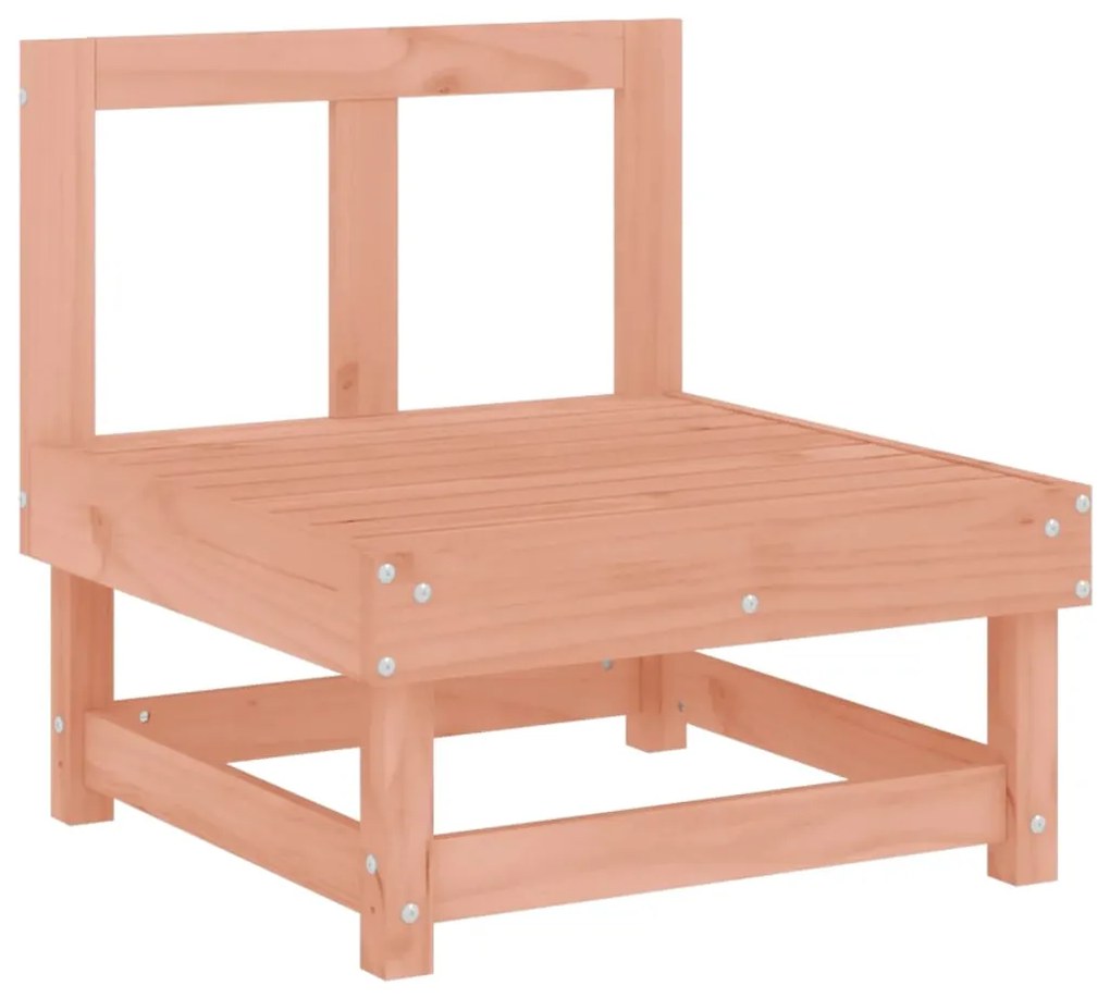 7 pcs conjunto lounge de jardim madeira de douglas maciça