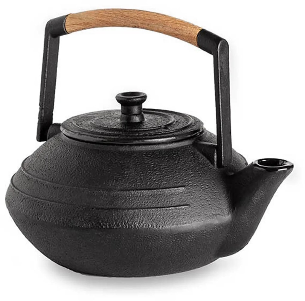 Bule Ferro Fundido Preto 800ml