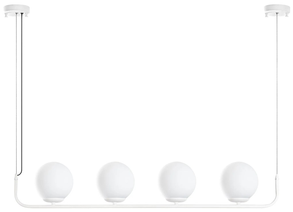 Chandelier Faruk – Branco – 15 cm x 100 cm x 15 cm