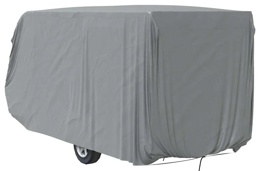 Cobertura caravana 610x250x220 cm tecido não tecido cinzento