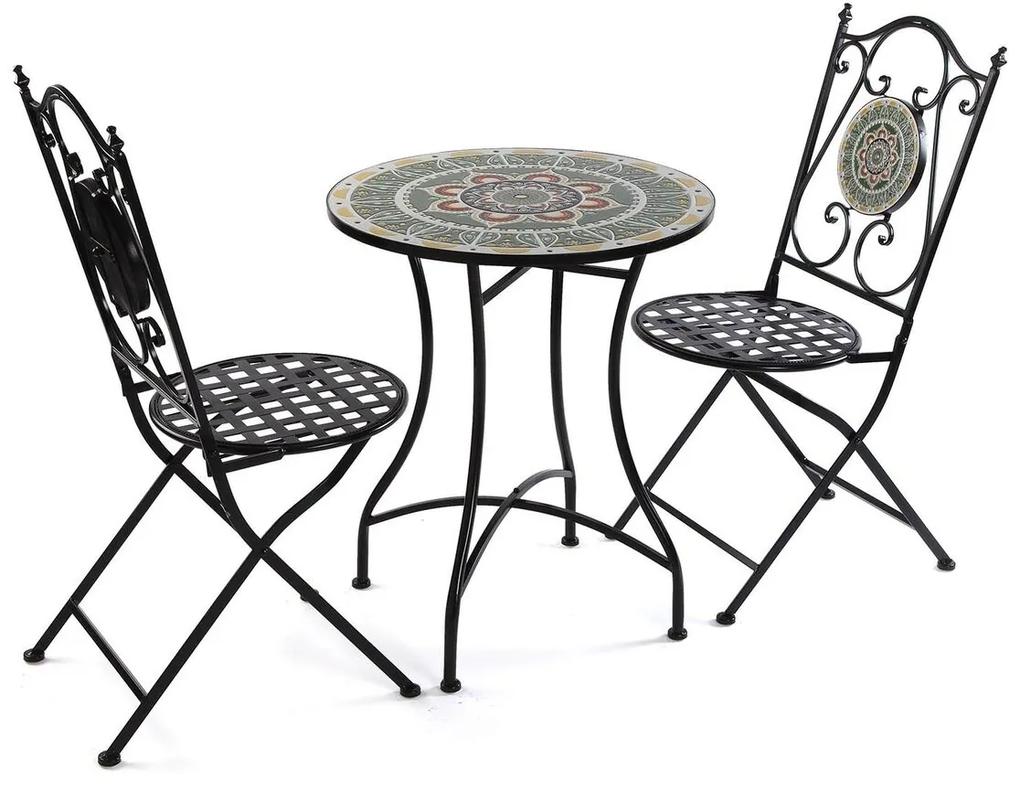 Conjunto de mesa com 2 cadeiras Versa Baffin 60 x 71 x 60 cm