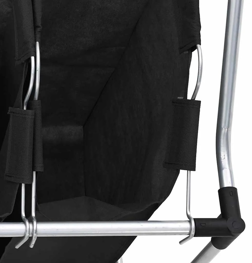 4 x cesto saco para roupa preto