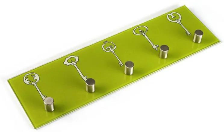 Porta-Chaves Verde Cristal (40 x 12 x 3 cm)