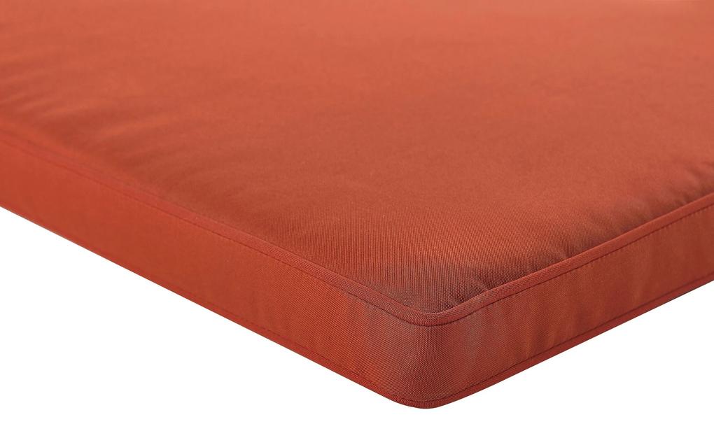 Almofada de assento em tecido vermelho 108 x 45 cm SOVANA Beliani