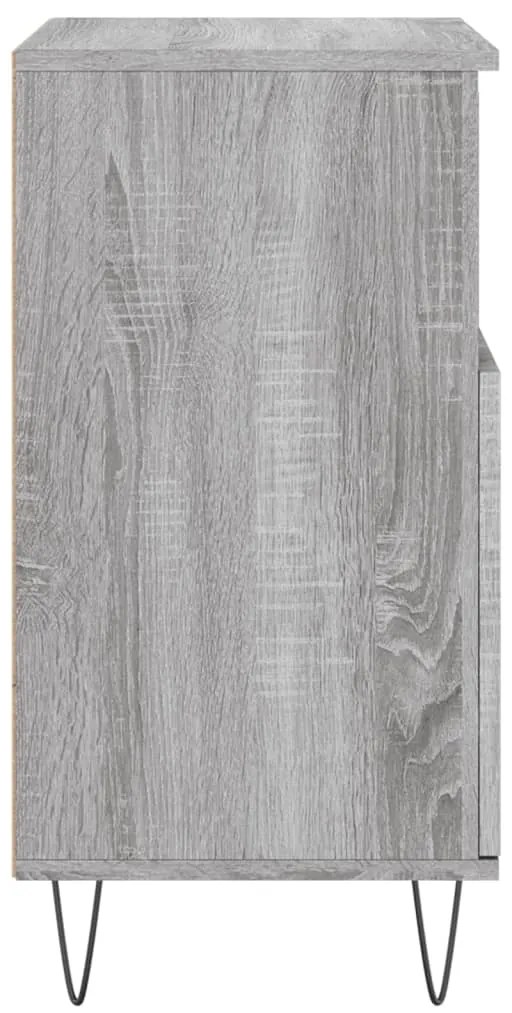 Aparador 60x35x70 cm derivados de madeira cinzento sonoma