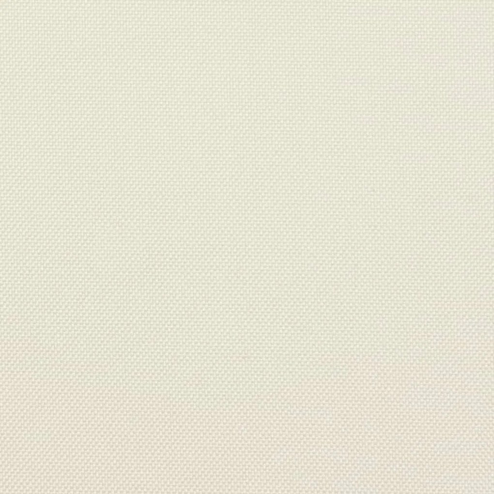 Almofadas de assento de jardim 4 pcs 45x45x2 cm cor creme