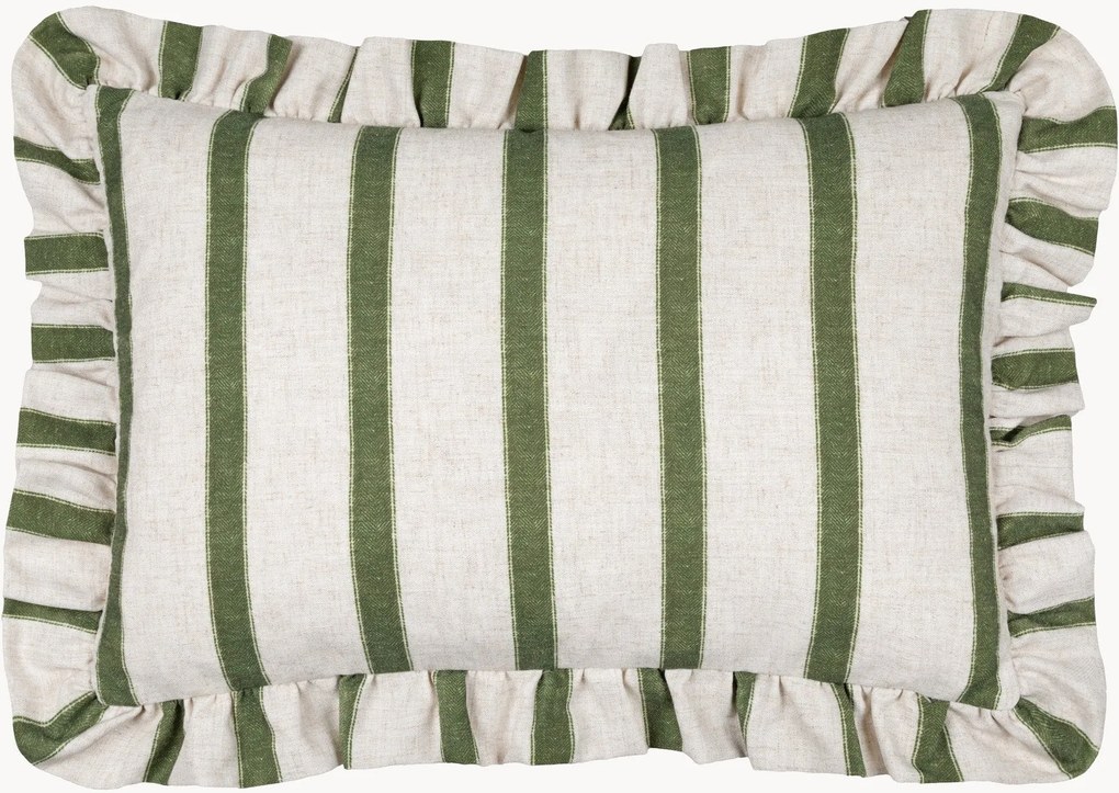 Almofada com folhos Connie