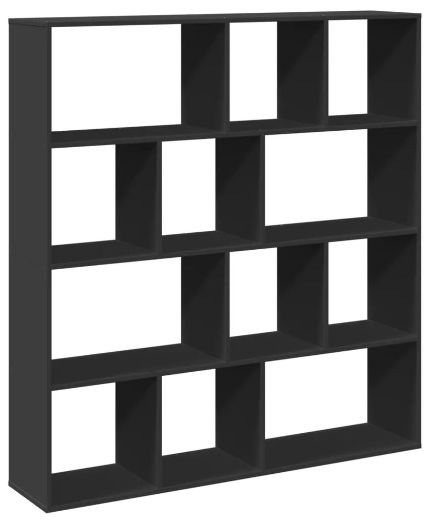 Estante 132x29x141,5 cm derivados de madeira preto