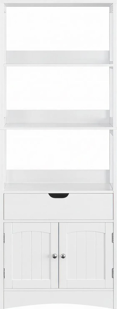 Armário de casa de banho 32,5 x 60 x 154 cm Branco