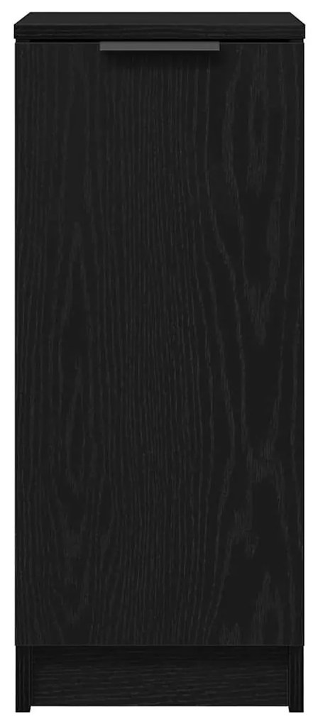 Gabinete de Sapatos vidaXL Carvalho Preto 30x35x70 cm Madeira de Engen