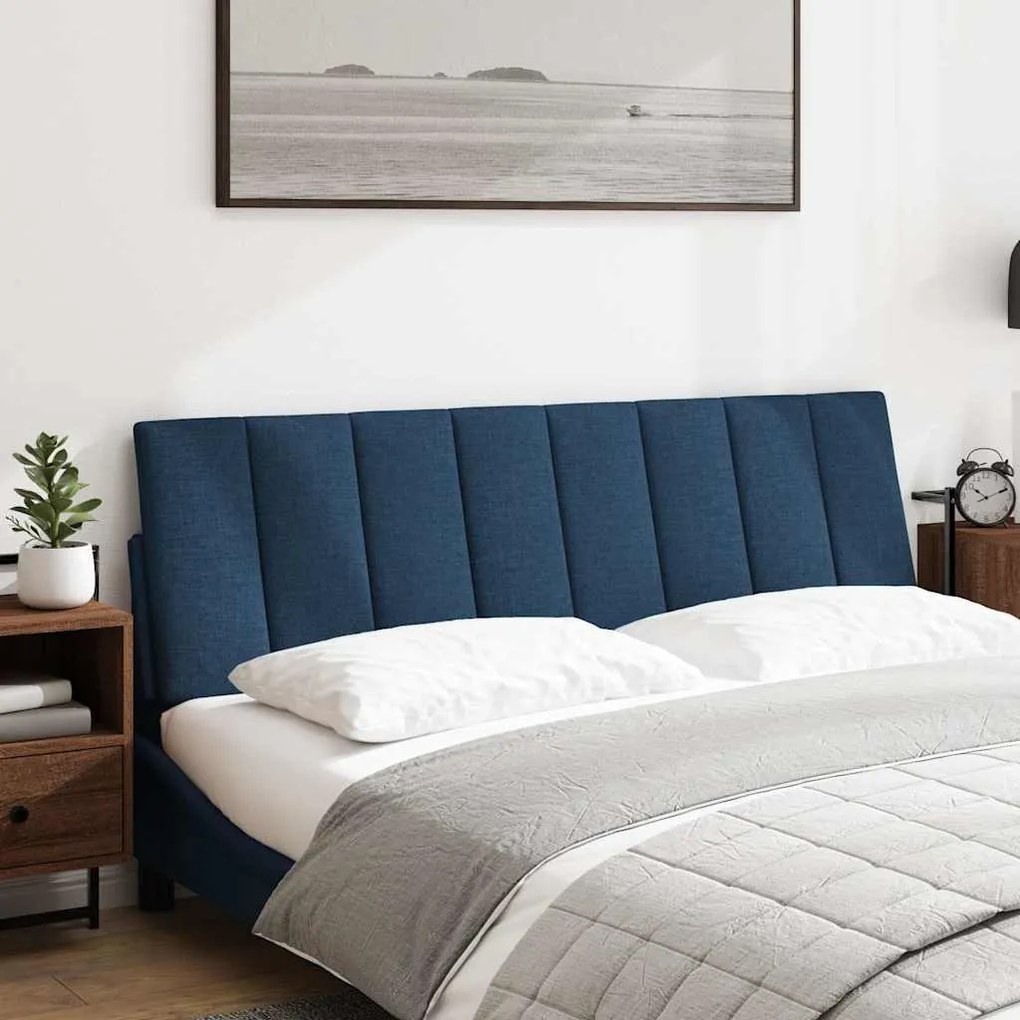 Almofadão de cabeceira 160 cm tecido azul
